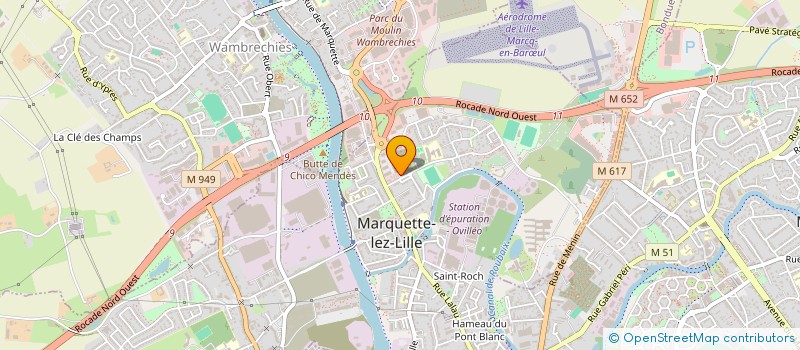 localisation de l'entreprise SN GROUPE ADN à MARQUETTE LEZ LILLE