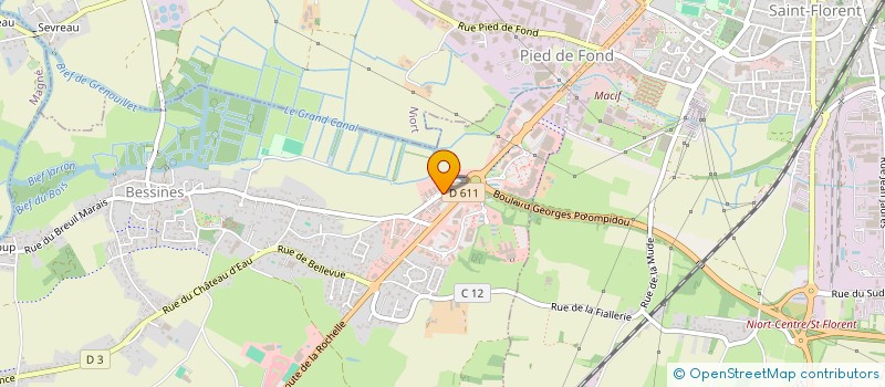 localisation de l'entreprise SN GUINOT  BESSINES