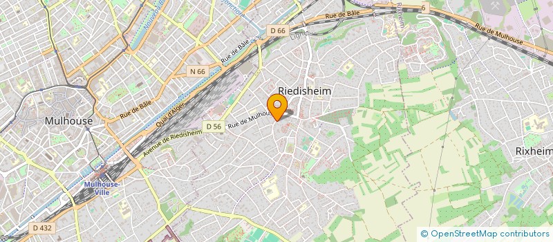 localisation de l'entreprise SN HOLDING  RIEDISHEIM