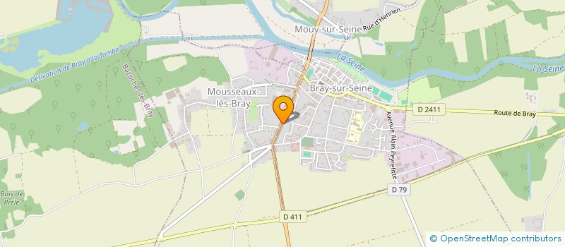 localisation de l'entreprise SN IMMO  MOUSSEAUX-LES-BRAY