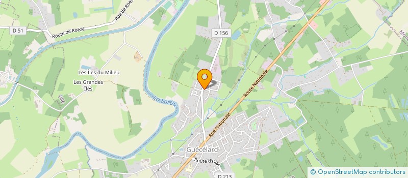 localisation de l'entreprise SN IMMO  GUECELARD