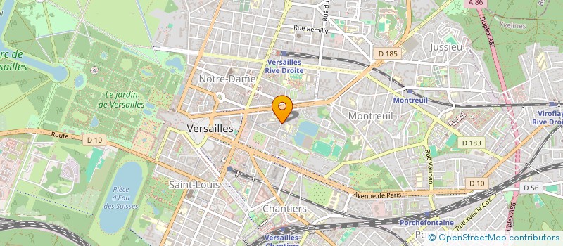 localisation de l'entreprise SN INVEST  VERSAILLES
