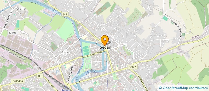 localisation de l'entreprise SN INVEST  SEDAN