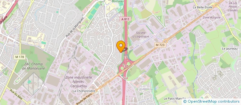 localisation de l'entreprise SN IREPOLIA  CARQUEFOU