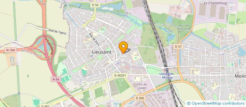 localisation de l'entreprise SN LOGIS  LIEUSAINT