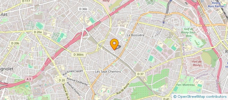 localisation de l'entreprise SN MARCO à MONTREUIL