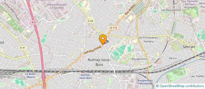 localisation de l'entreprise SN MAZEL AMBULANCES à AULNAY-SOUS-BOIS