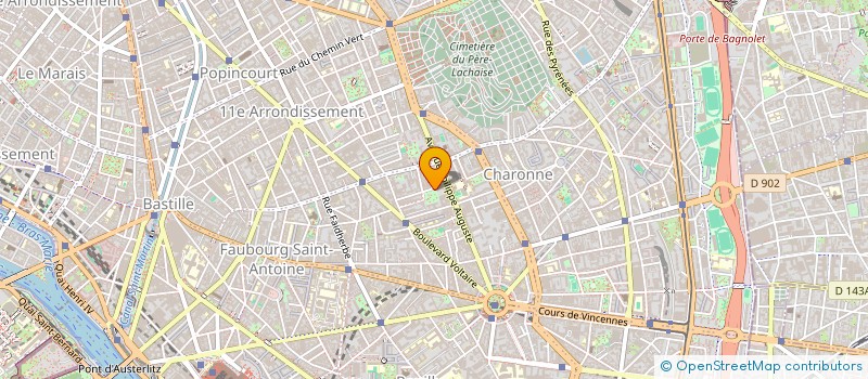 localisation de l'entreprise SN MEMAIN INDUSTRIES à PARIS