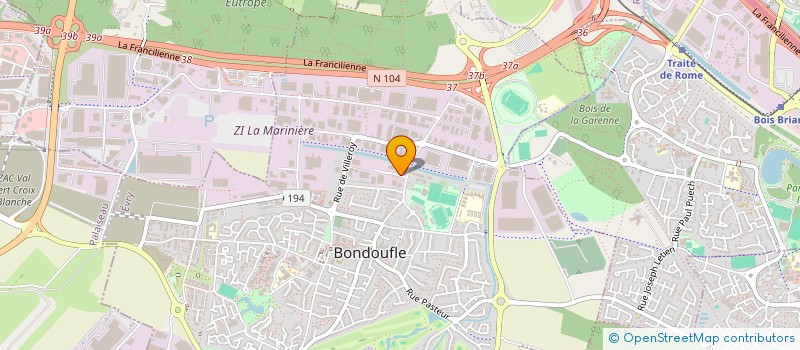 localisation de l'entreprise SN MGCE à BONDOUFLE