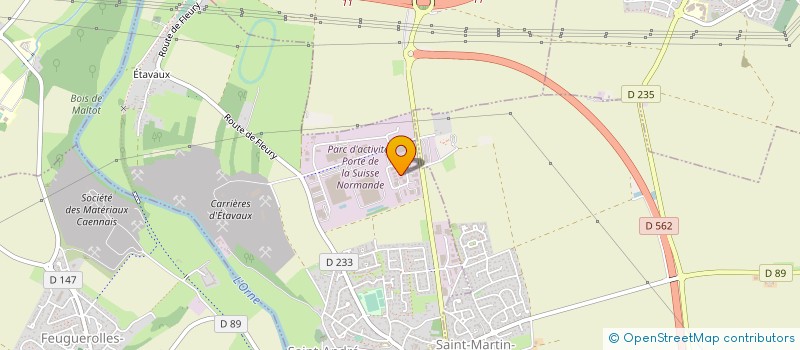 localisation de l'entreprise SN MOBILIER  SAINT-ANDRE-SUR-ORNE