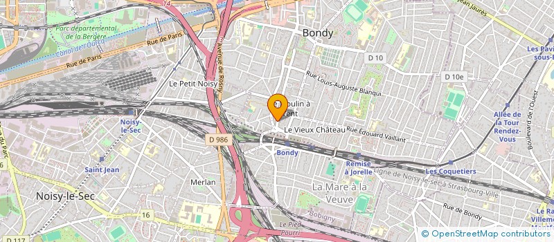 localisation de l'entreprise SN MULTISERVICES  BONDY