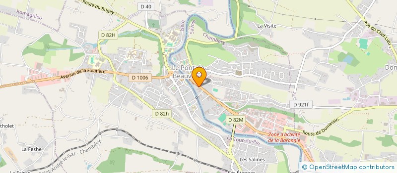 localisation de l'entreprise SN NETTOYAGE  LE PONT-DE-BEAUVOISIN