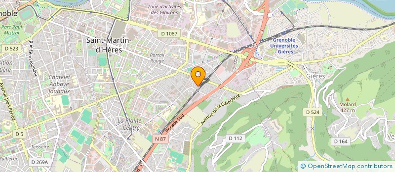localisation de l'entreprise SN NETTOYAGE MULTISERVICES à SAINT-MARTIN-D'HERES