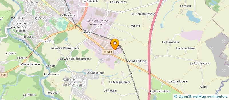 localisation de l'entreprise SN OXYCOUPAGE MANCEAU à MORTAGNE-SUR-SEVRE