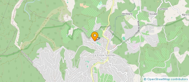 localisation de l'entreprise SN PATRIMOINE  LA CROIX-VALMER