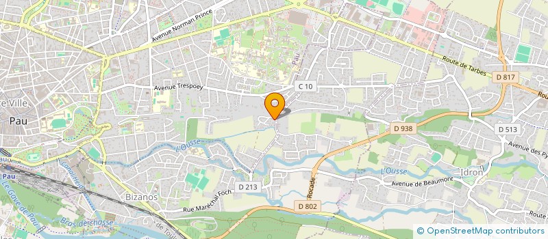localisation de l'entreprise SN-PHARMA à PAU