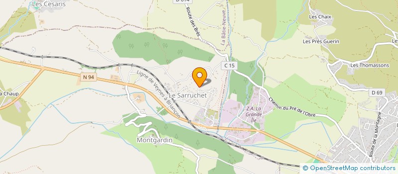 localisation de l'entreprise SN PRESTALPES à LA BATIE-NEUVE