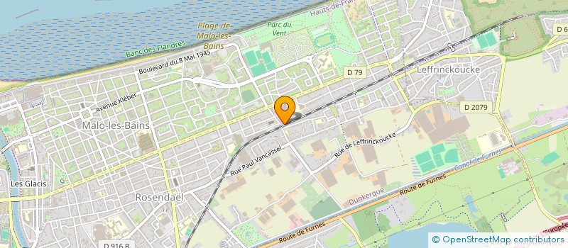 localisation de l'entreprise SN PROJECTS à DUNKERQUE