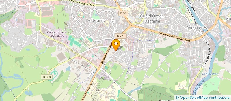 localisation de l'entreprise SN PUBLIGRAPHIC à LAVAL