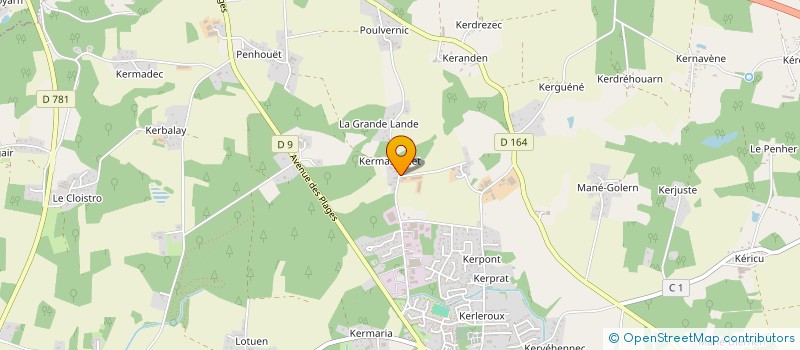 localisation de l'entreprise SN ROUX à KERVIGNAC