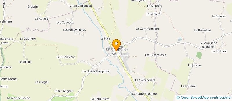 localisation de l'entreprise SN RUBY LASER à LA CHAPELLE-SOUEF