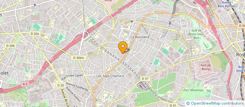 localisation de l'entreprise SN S2IA à MONTREUIL