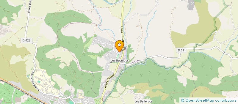 localisation de l'entreprise SN SCI  LAZER