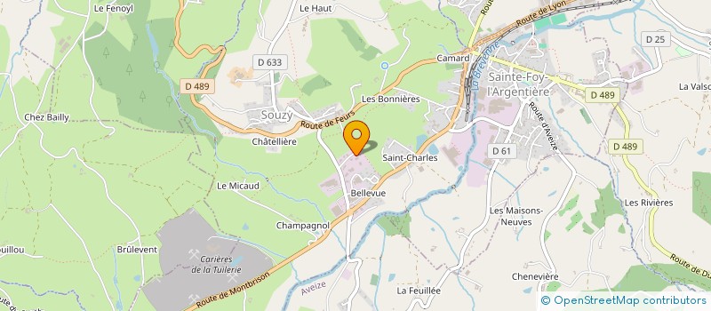 localisation de l'entreprise SN SERRURERIE-MENUISERIE-SNSM  SOUZY