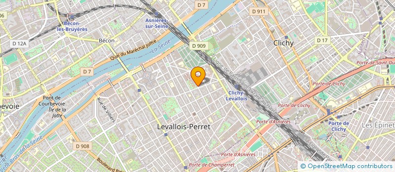 localisation de l'entreprise SN SERVICES à LEVALLOIS-PERRET