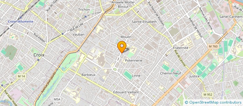 localisation de l'entreprise SN SHOP  ROUBAIX