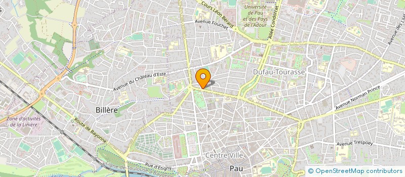 localisation de l'entreprise SN SIBA à PAU