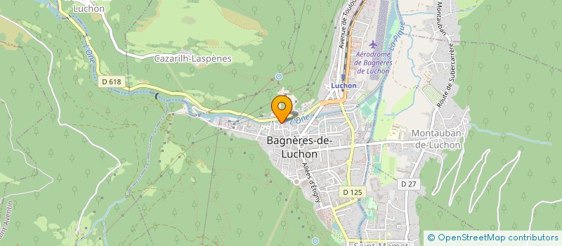 localisation de l'entreprise SN SUD OUEST PRIMEURS LUCHON à BAGNERES-DE-LUCHON