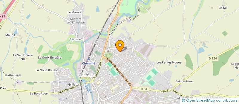 localisation de l'entreprise SN TECHNI GOLF à CHEMILLE-EN-ANJOU