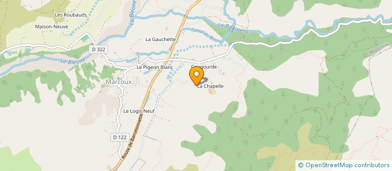 localisation de l'entreprise SN TERRASSEMENT  LES ARCS