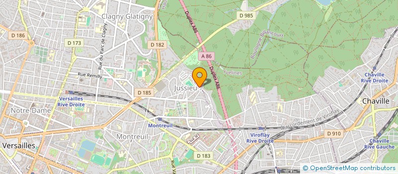 localisation de l'entreprise SN TRANSPORT IDF à VERSAILLES