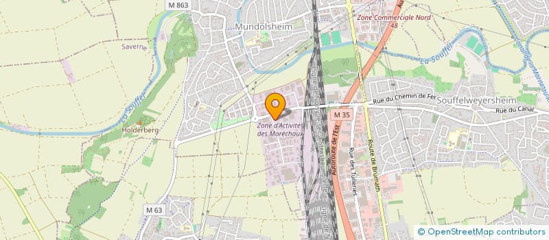 localisation de l'entreprise SN TRUCKS LOCATION  MUNDOLSHEIM