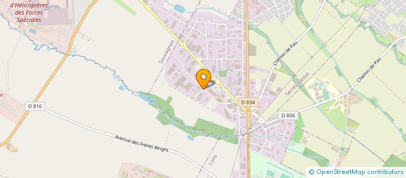 localisation de l'entreprise SN TSAI à SERRES-CASTET