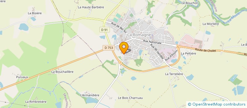 localisation de l'entreprise SN USM FRANCE à LA ROMAGNE