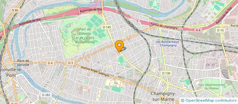 localisation de l'entreprise SN VTC à CHAMPIGNY-SUR-MARNE