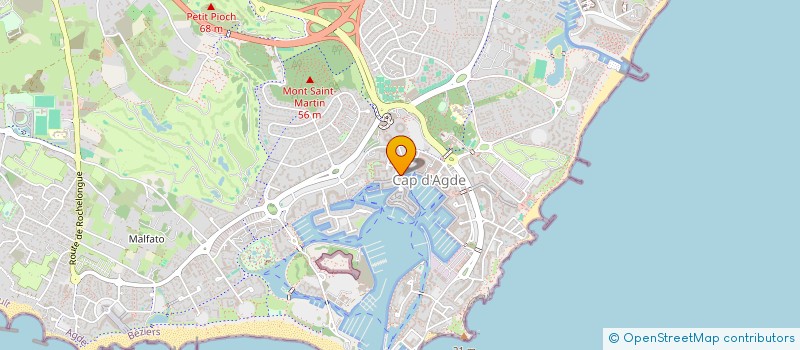 localisation de l'entreprise SN2  AGDE