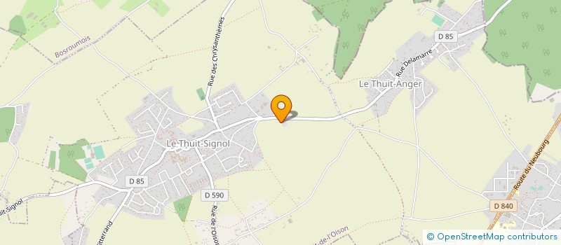 localisation de l'entreprise SN2C  LE THUIT DE L'OISON