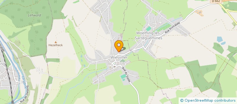 localisation de l'entreprise SN3C  WIESVILLER