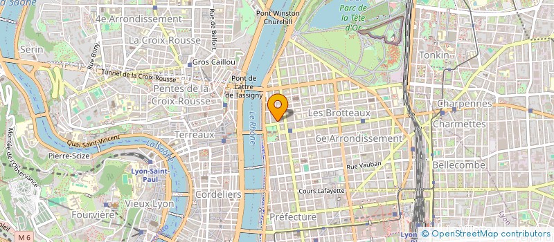 localisation de l'entreprise SN6 à LYON