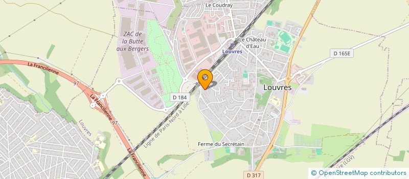 localisation de l'entreprise SNA  LOUVRES