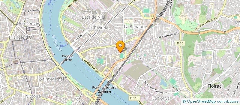 localisation de l'entreprise SNA'QUA à BORDEAUX
