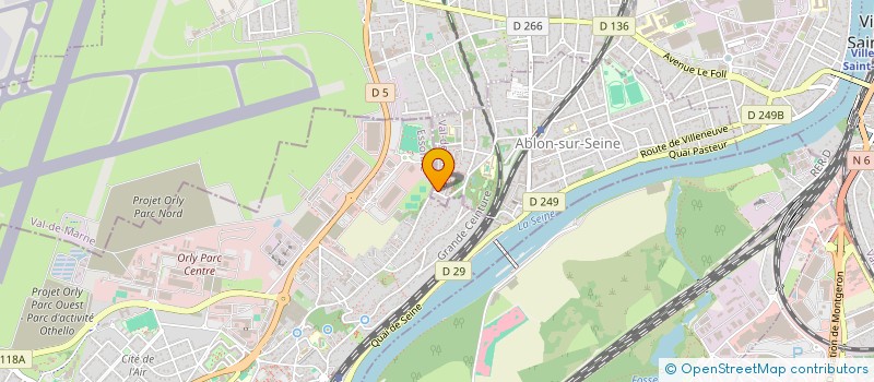 localisation de l'entreprise SNA SECURITE-NATIONALE-ANIMALIERE  ABLON-SUR-SEINE