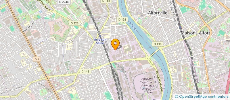 localisation de l'entreprise SNA VOIRIE à VITRY-SUR-SEINE