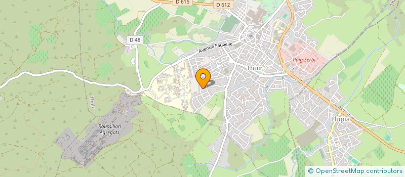 localisation de l'entreprise SNA262015  THUIR