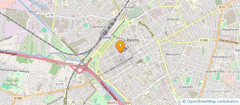 localisation de l'entreprise SNAB  REIMS