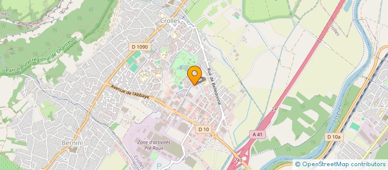 localisation de l'entreprise SNABRANE INVEST  CROLLES